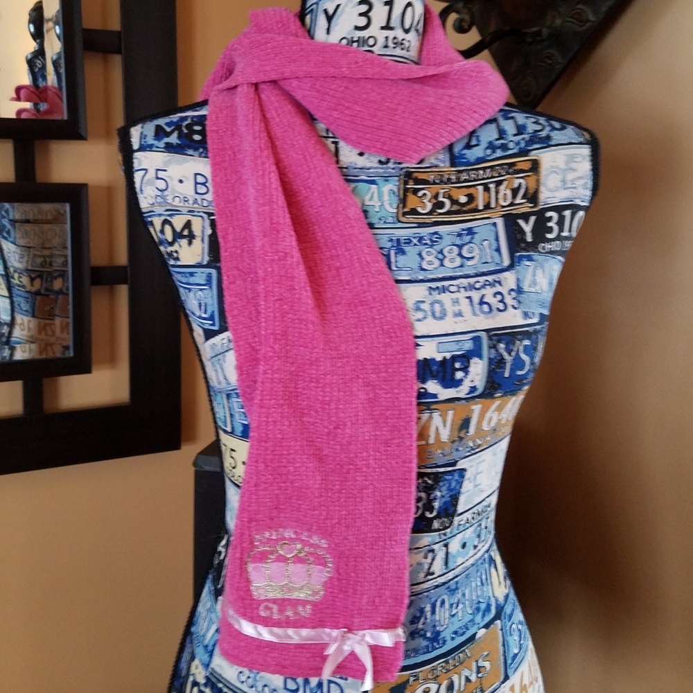 TOBY N.Y.C. PRINCESS GLAM PINK SCARF!